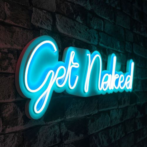 Wallity Ukrasna plastična LED rasvjeta, Get Naked - Blue slika 7