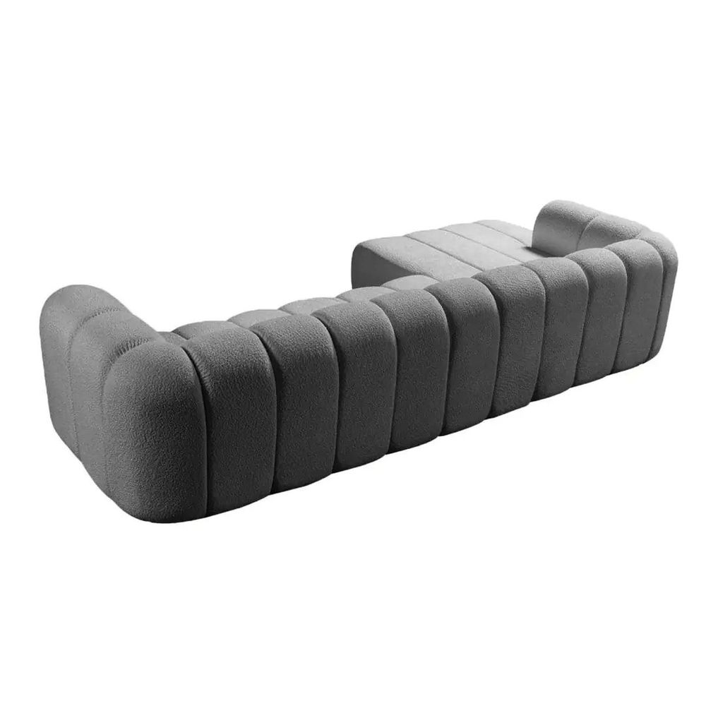 Ugaona Sofa N-Line Left - Siva Boja slika 6