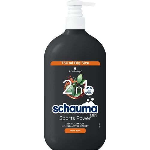 SCHAUMA Men Sports 2u1 za kosu i telo 750ml slika 1