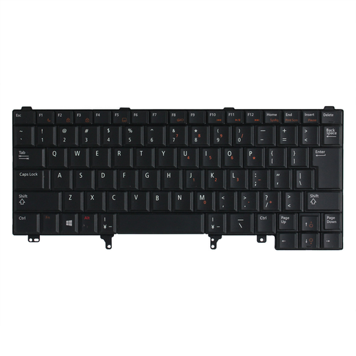 Tastatura za laptop Dell E6430 Veliki enter crna slika 1