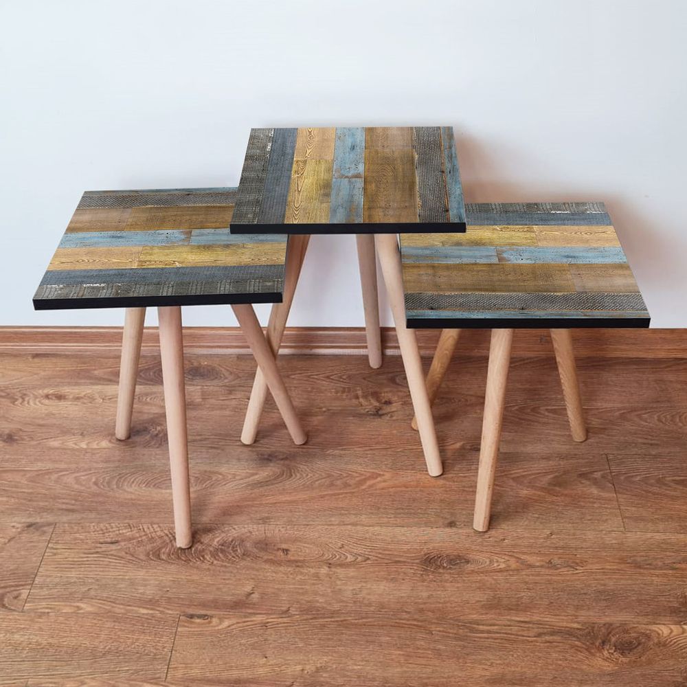 Nesting Table 3Shp2 - Višenamjenski Set Stolova (3 Komada) slika 1