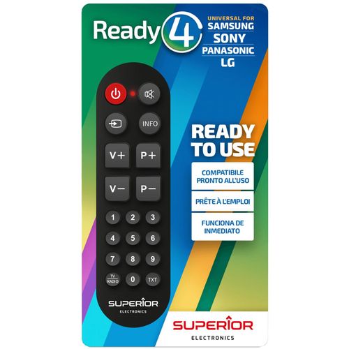 Superior Daljinski upravljač za LG/Sam./Sony/Pan. smart TV prijemnike - RC Ready4 slika 2
