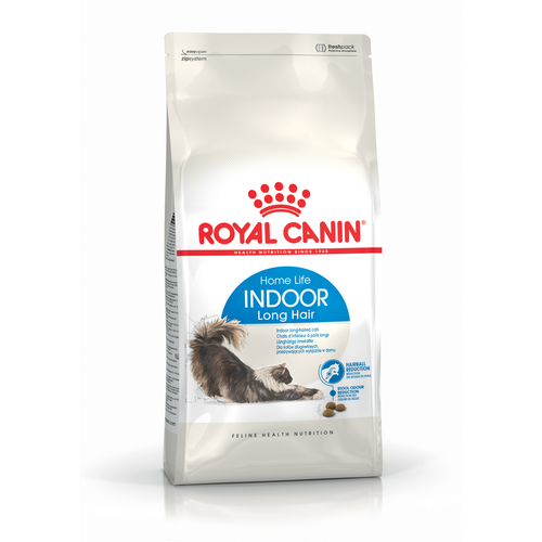 ROYAL CANIN FHN Indoor Long Hair, potpuna i uravnotežena hrana za odrasle kućne mačke duge dlake (1-7 godina), 2 kg slika 1