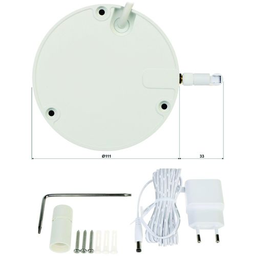 Dahua kamera IPC-HDBW1430DE-SW-0280B 4Mpix, 2,8mm, 30m, IP Kamera, metalno kuciste slika 4