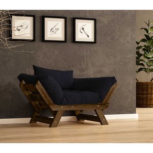 Sofa za Baštu - 1-sjedalo, CPT8139-140, boja: crna orah