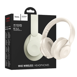 hoco. Slušalice bežične, Bluetooth - W45 Enjoy, White