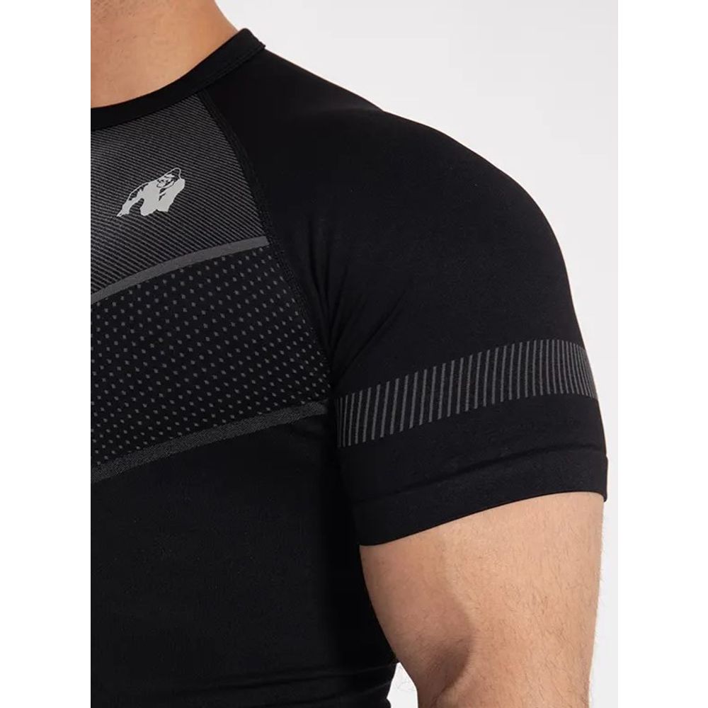 Gorilla Wear NORTON Bešavna majica, Crna slika 5