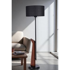 Opviq Podna lampa 708, crna, orah