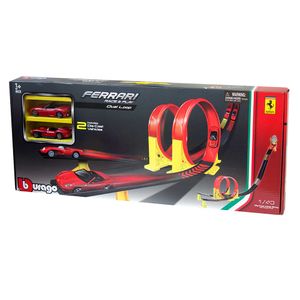 Burago Ferrari  Dual Loop Playset 1:43
