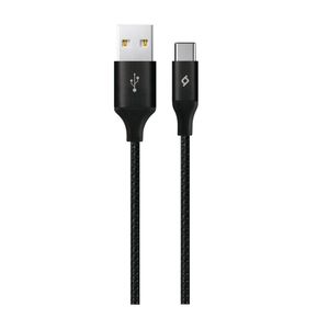 Ttec Kabel - Type C to USB (2,00m) - Black - Alumi Cable