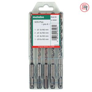Metabo Garnitura Svrdala SDS - plus Pro 4 (2 oštrice) 5 - 10mm / 5 dijelna – 630581000