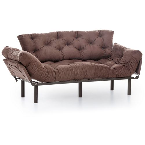 Atelier Del Sofa Trosjed na razvlačenje, Smeđa, Nitta Triple - Brown slika 9