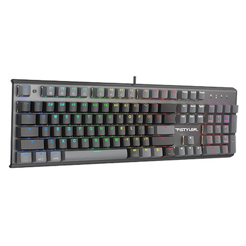 A4 TECH FS100 FSTYLER USB Neon Backlit US crna tastatura slika 3