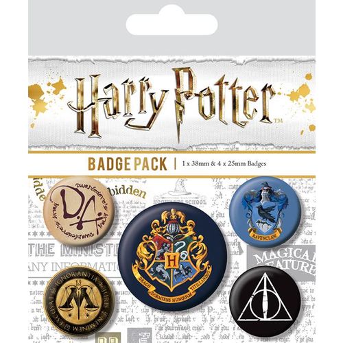 PYRAMID HARRY POTTER (HOGWARTS) BADGE PACK slika 1