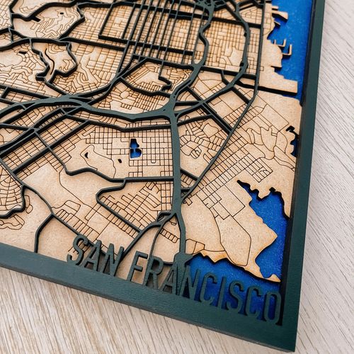 3D mapa grada "San-Francisko" slika 4