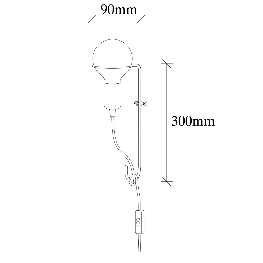 Pota - 3664 Crna Zidna Lampa slika 7