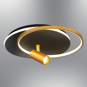 Lampa na zidu 4156-3-19 Crna/Zlatna