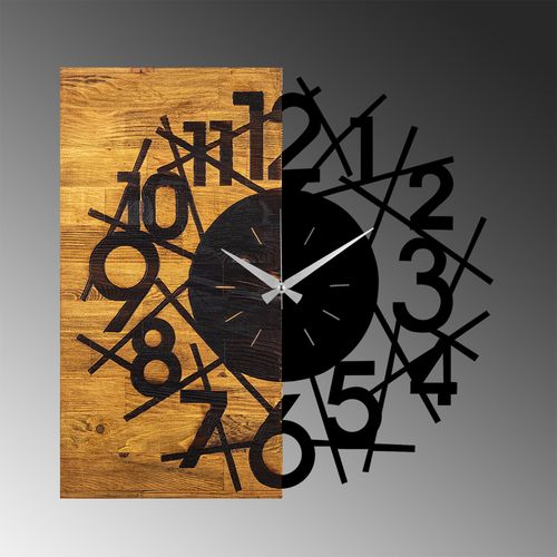 Wallity Ukrasni drveni zidni sat, Wooden Clock 26 slika 6