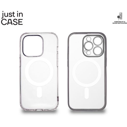 2u1 Extra case MAG MIX paket SREBRNI za iPhone 14 Pro slika 3