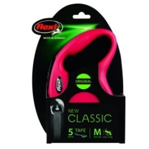 FLEXI NEW CLASSIC VODILICA ZA PSE CRVENA M 5m DO 25kg slika 2