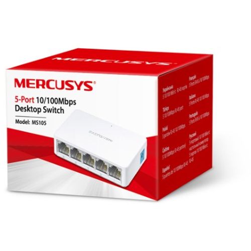 LAN Switch Mercusys MS105 5port 10/100Mbps Mini Desktop Switch (44155) slika 1