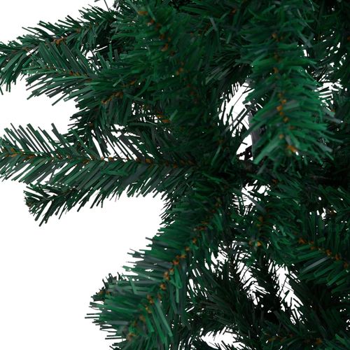 Naopako umjetno božićno drvce s LED svjetlima i kuglicama 120cm slika 5
