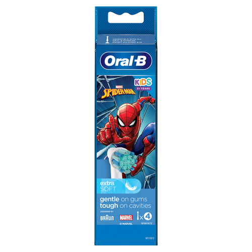 Oral-B Kids Spiderman Zamenski nastavci električnu četkicu, 4 kom slika 1