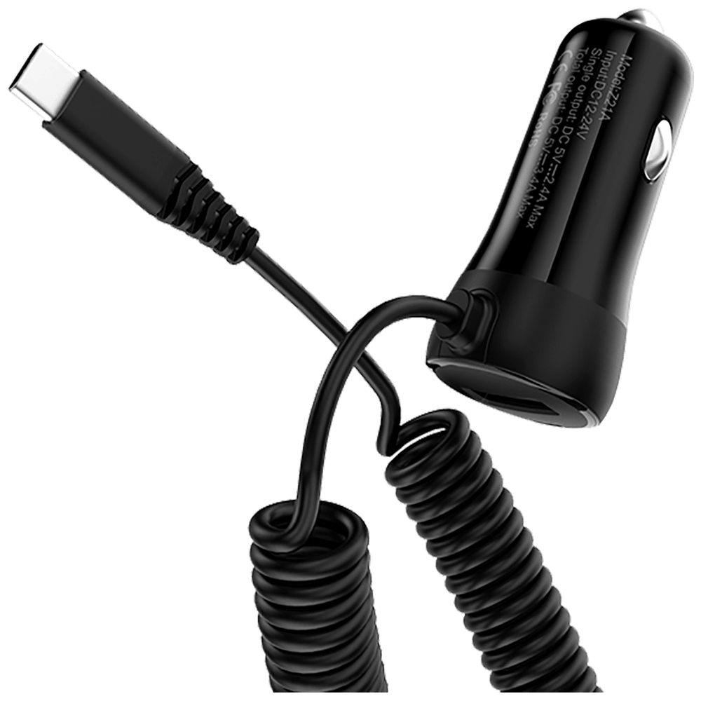hoco. Auto punjač sa micro USB kabelom, 1 x USB,  2.4 A max. - Z21A Ascender single USB  slika 4