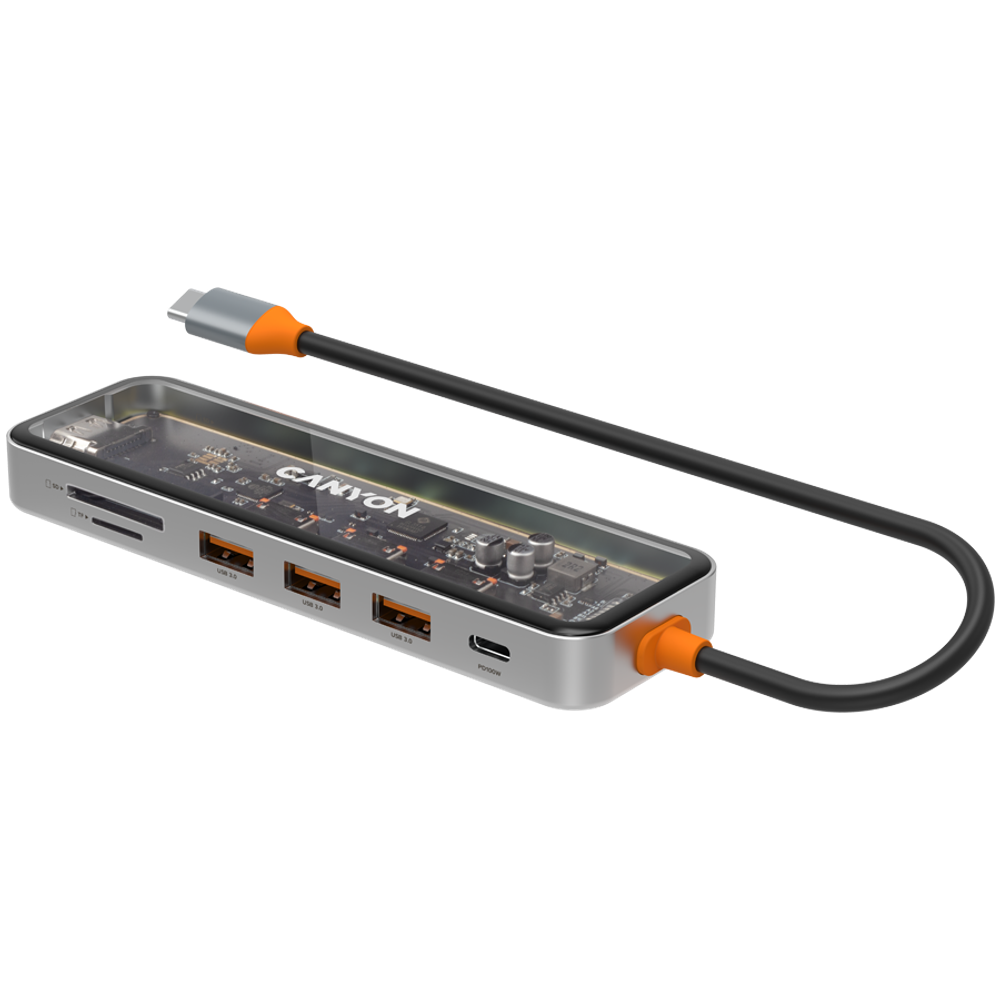 CANYON DS-13: 7-Port USB-C Hub slika 3