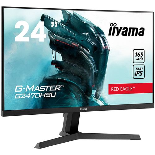 IIYAMA 24" ETE Fast IPS Gaming, G-Master Red Eagle, FreeSync Premium, 1920x1080@165Hz, 250cd/m², 1100:1, HDMI, DisplayPort, 0,8ms (MPRT), Speakers, USB-HUB (2x2.0), Black Tuner slika 2