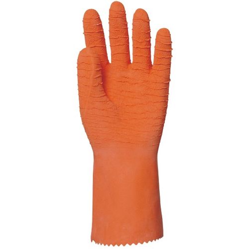 Latex rukavica 34 cm, narančasta, vel. 10 slika 1