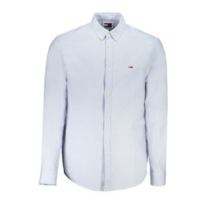 TOMMY HILFIGER MEN'S BLUE LONG SLEEVE SHIRT