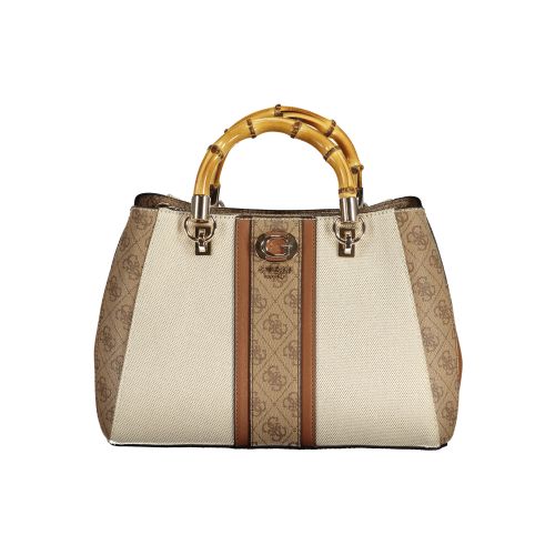 GUESS JEANS BEIGE WOMEN'S BAG slika 1