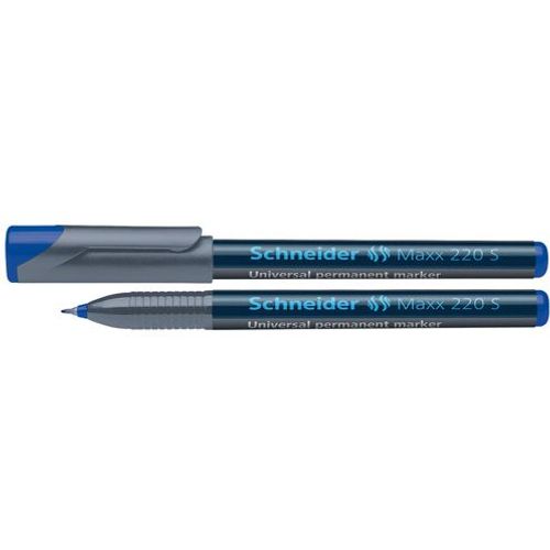 Flomaster Schneider, permanent marker, OHP Maxx 220 S, 0,4 mm, plavi slika 2
