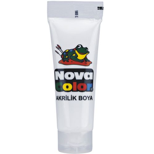 Nova Color Slikanje - Akrilne Boje 75g - Bela - 540053 slika 1