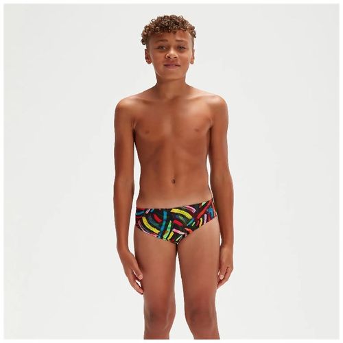 Kupaće Gaće Speedo Brushstrokes Brief Crno/Žuto slika 2