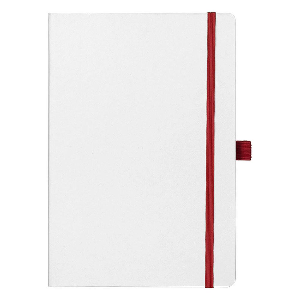 CODE WHITE, A5 notes sa elast.trakom,crveni slika 1