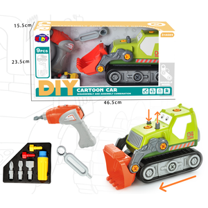 Buldožer DIY Cartoon Car MKR187118 - Igračka za Sastavljanje