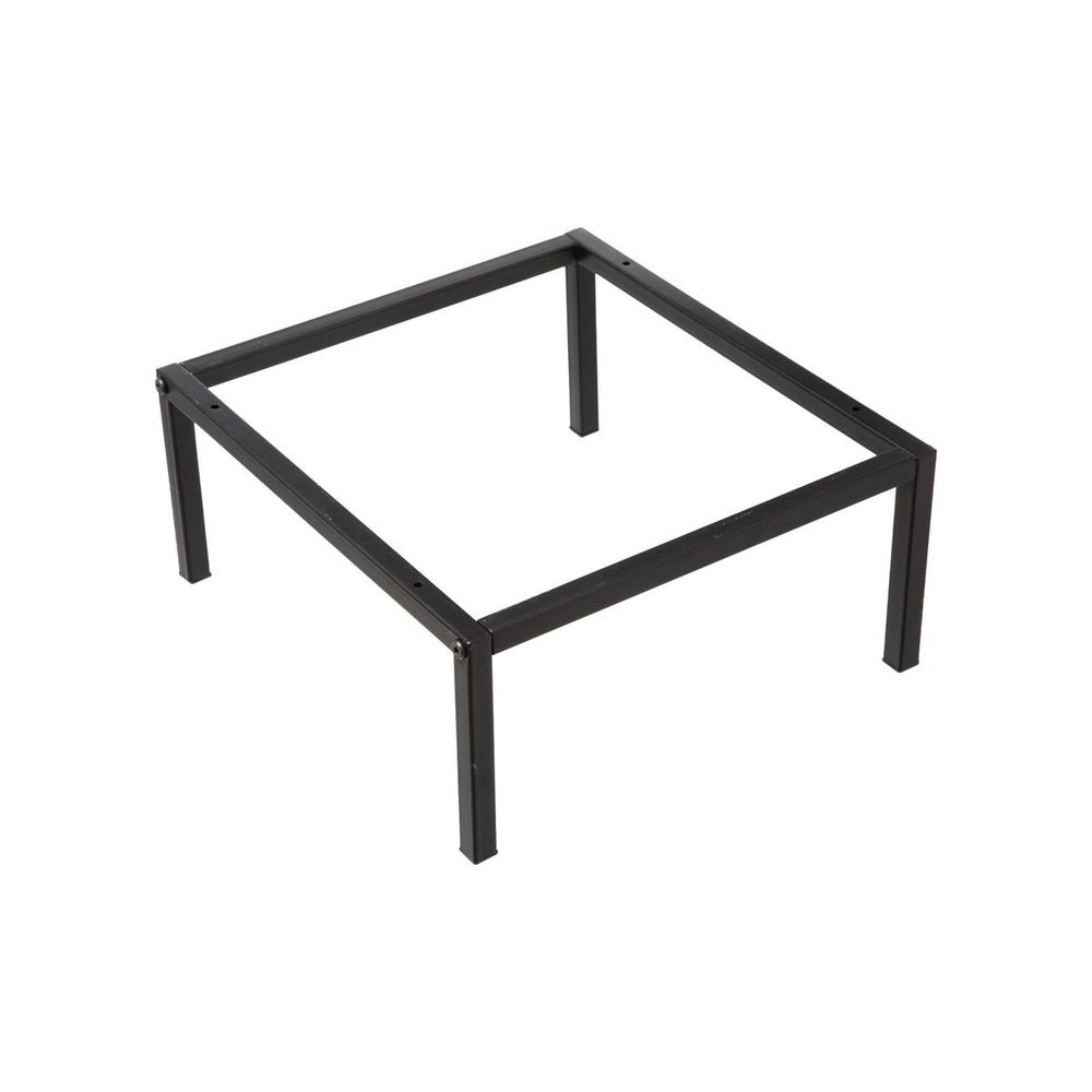 Five modul za policu sa nogarama (29 x 15.2 x 34.5 cm), metal, crna slika 2