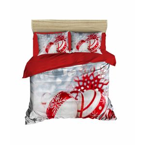 406 Red
White
Grey Double Duvet Cover Set