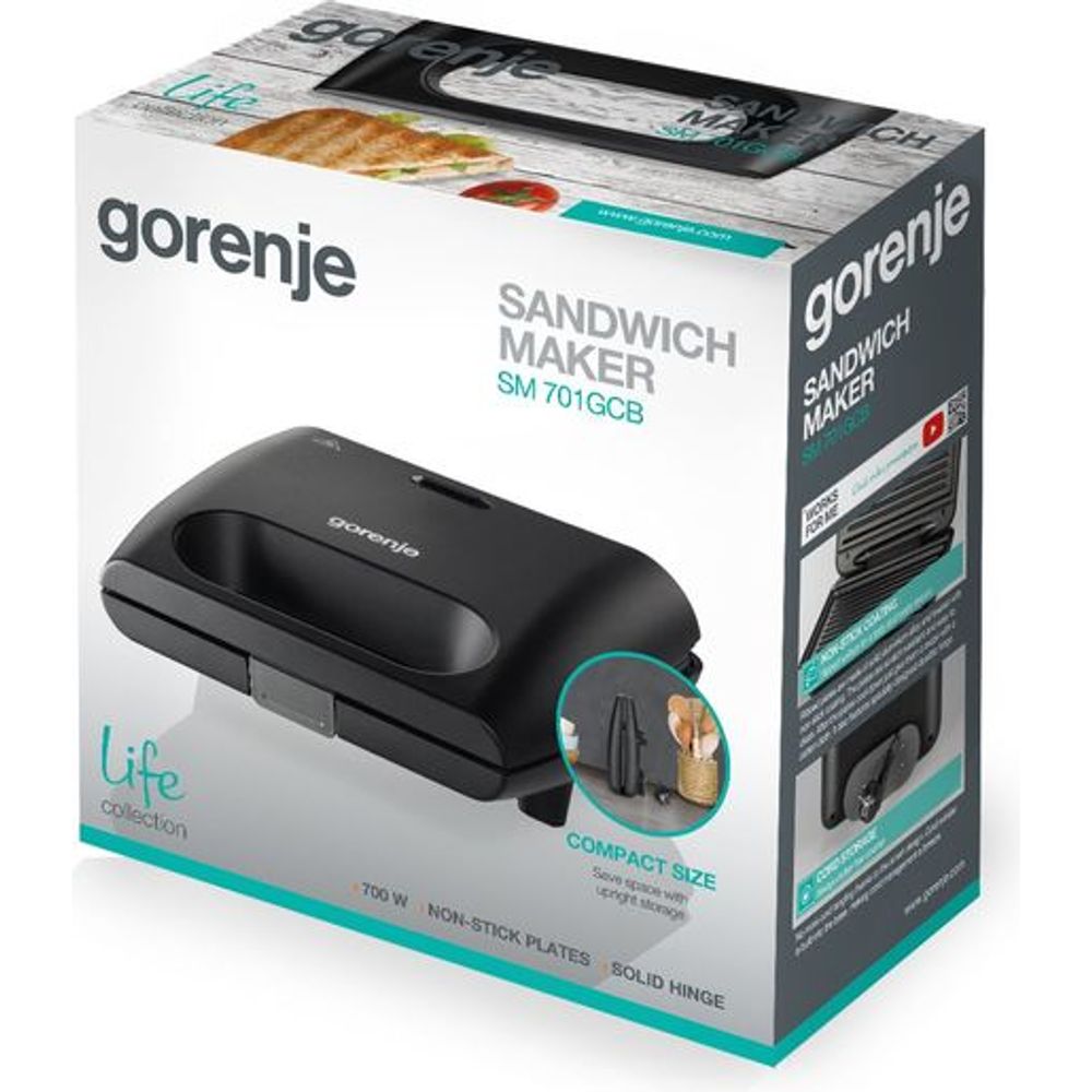 Gorenje Sendvič toster SM701GCB  slika 3