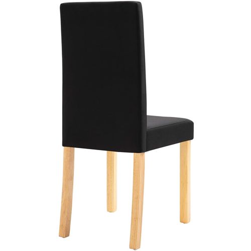 Blagovaonske stolice od tkanine 6 kom crne slika 6
