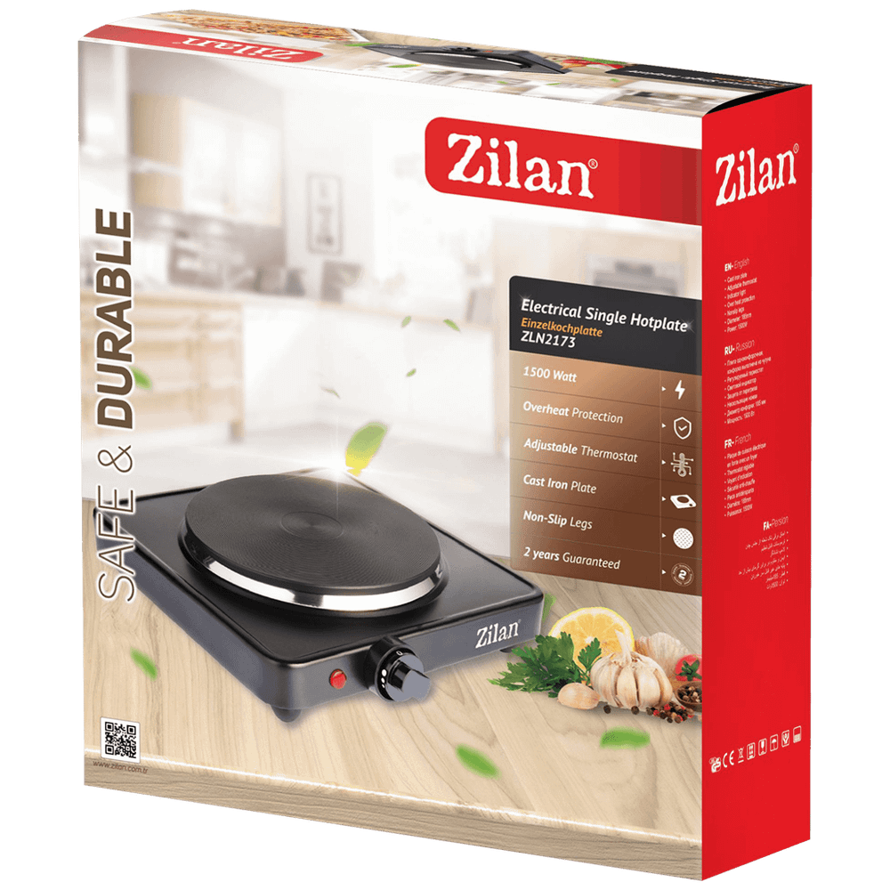 Zilan Električno kuhalo, 1 ploča - 18.5 cm, 1500 W, crna - ZLN2174 (ZLN2173/BK) slika 2
