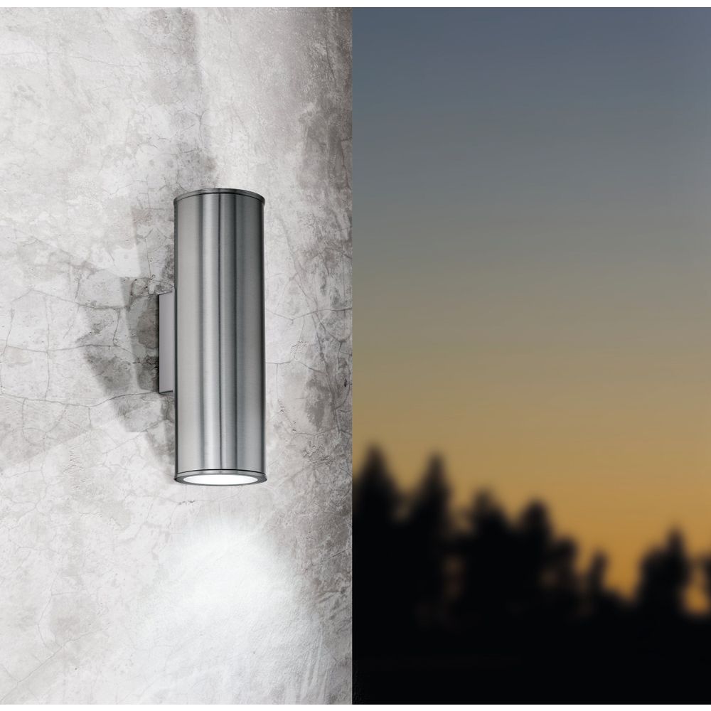 Eglo Riga Vanjska Zidna Lampa - 2x3W LED, GU10, Inox slika 2