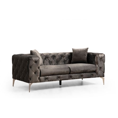 Atelier Del Sofa Dvosjed, Antracit, Como 2 Seater - Anthracite slika 5