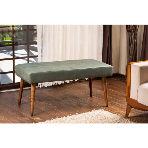 Pole Ahşap Ayaklı - Green Green Pouffe slika 1