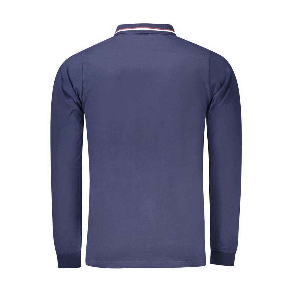 NORWAY 1963 MEN'S LONG SLEEVE POLO SHIRT BLUE slika 2