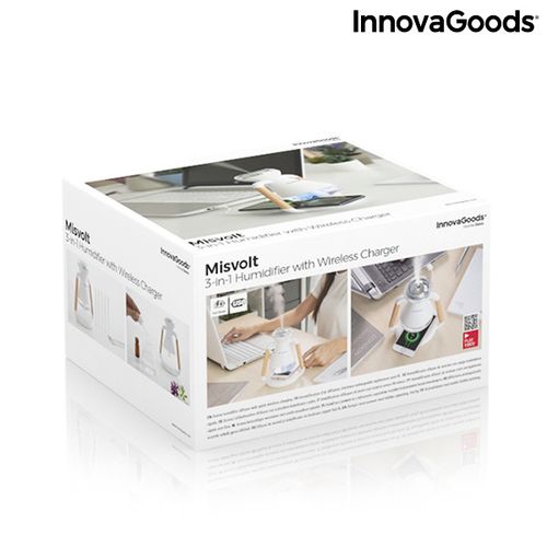 Difuzor s Raspršivačem Mirisa i Bežičnim Punjačem 3 u 1 Misvolt InnovaGoods slika 4