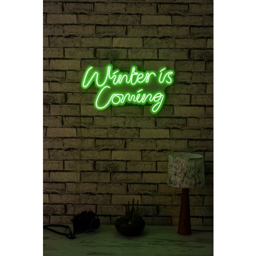 Wallity Ukrasna plastična LED rasvjeta, Winter is Coming - Green slika 2