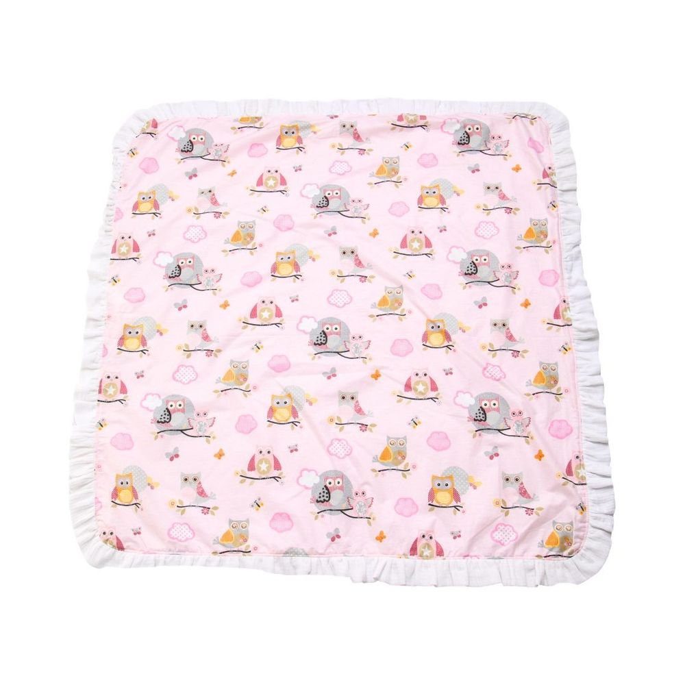 AMEA Dvoslojna dekica Owl 105x105cm slika 1